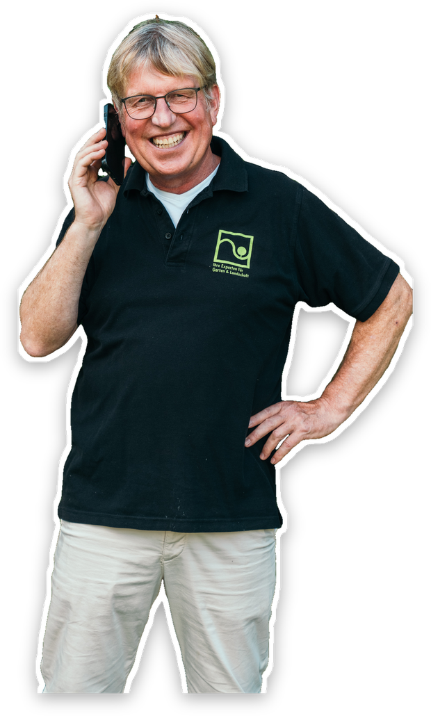 Birger Bredenbruecher am Telefon